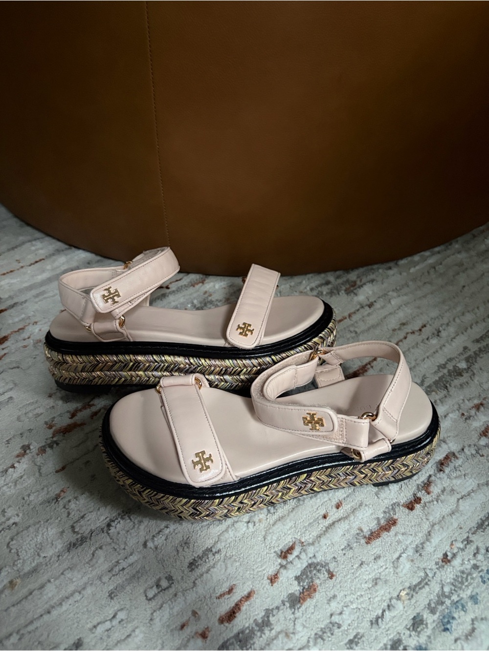 Tory Burch Espadrille Sport Sandals new no box size 6.5